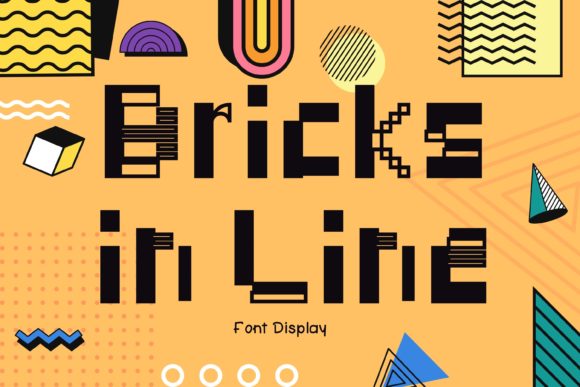 Bricks in Line Font - Featured Image