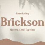 Brickson Font - Featured Image