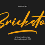 Brickston Script Font - Featured Image
