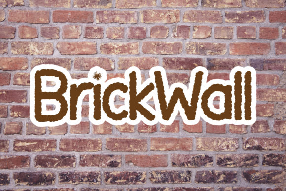 Brickwall Font - Featured Image