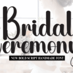 Bridal Ceremony Font - Featured Image