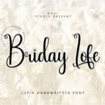 Briday Lofe Font - Featured Image