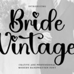 Bride Vintage Font - Featured Image