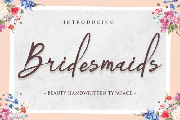 Bridemaids Font - Featured Image