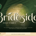 Brideside Font - Featured Image