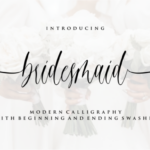 Bridesmaid Font - Featured Image