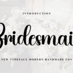 Bridesmaid Font - Featured Image