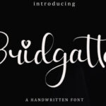 Bridgatte Font - Featured Image