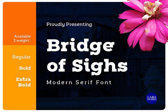 Bridge of Sighs Font - Featured Image