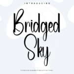 Bridged Sky Font - Featured Image