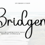 Bridgen Font - Featured Image