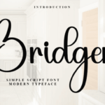 Bridger Font - Featured Image