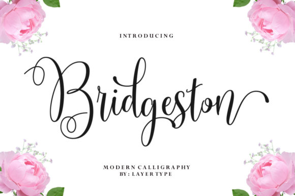 Bridgeston Font - Featured Image