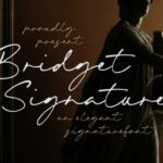 Bridget Signature Font - Featured Image