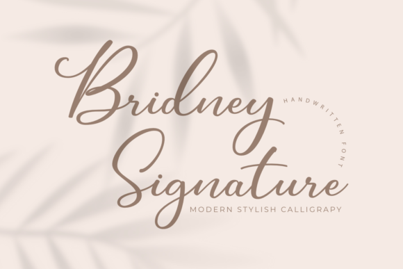 Bridney Signature Font - Featured Image