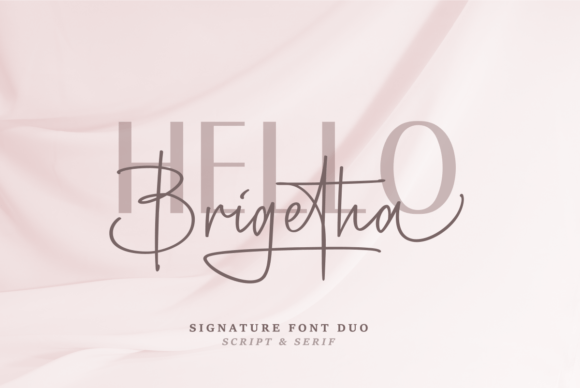 Brigetha Font - Featured Image