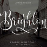 Brighlon Font - Featured Image