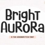 Bright Aurora Font - Featured Image