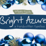 Bright Azure Font - Featured Image