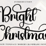 Bright Christmas Font - Featured Image