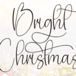 Bright Christmas Font - Featured Image