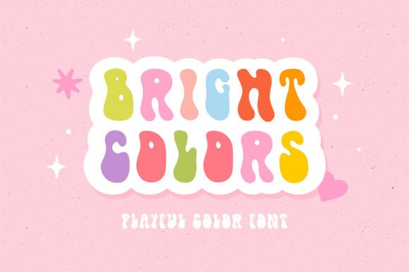 Bright Colors Font - Featured Image