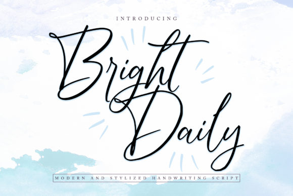 Bright Daily Font - Featured Image