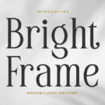 Bright Frame Font - Featured Image