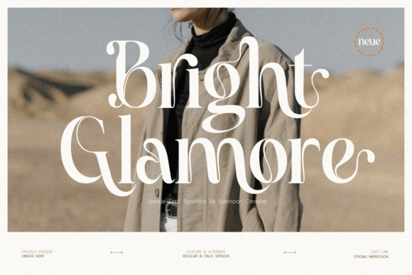 Bright Glamore Font - Featured Image