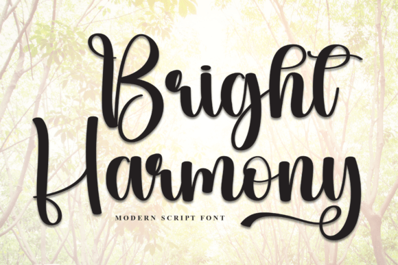 Bright Harmony Font - Featured Image