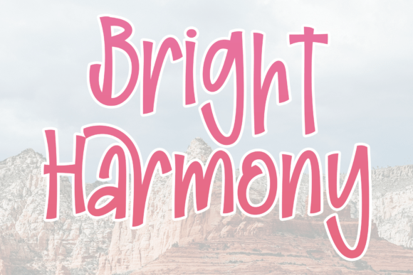 Bright Harmony Font - Featured Image