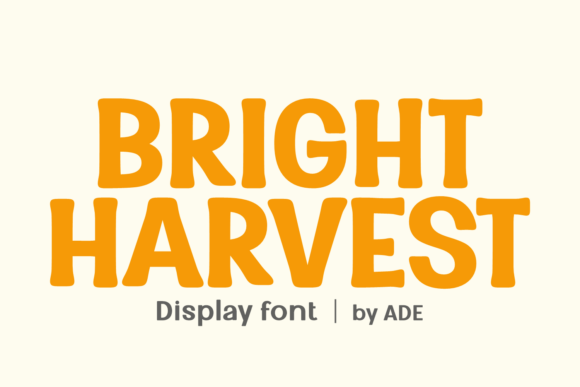 Bright Harvest Font - Featured Image