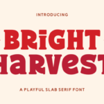 Bright Harvest Font - Featured Image