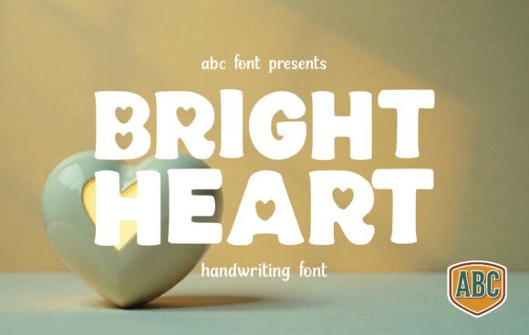 Bright Heart Font - Featured Image