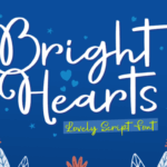 Bright Hearts Font - Featured Image