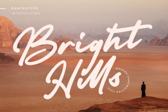 Bright Hills Font - Featured Image
