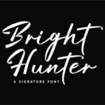 Bright Hunter Font - Featured Image