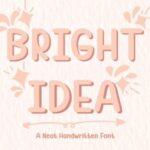 Bright Idea Font - Featured Image
