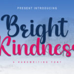Bright Kindness Font - Featured Image