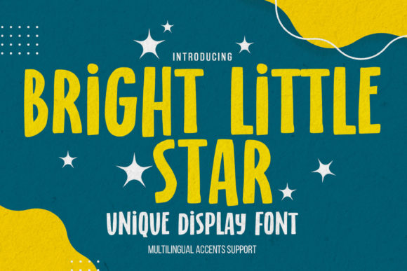 Bright Little Star Font - Featured Image