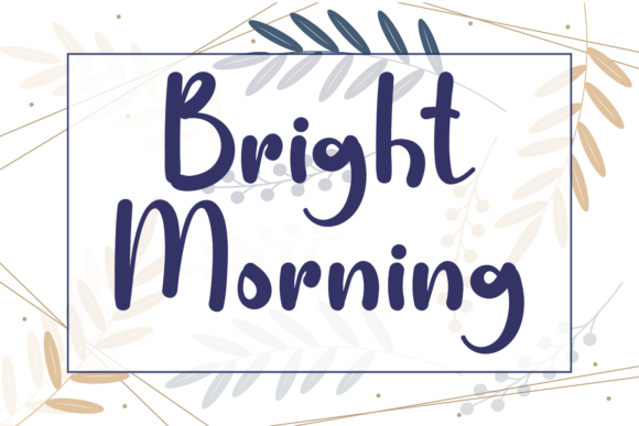Bright Morning Font - Featured Image