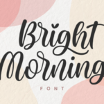 Bright Morning Font - Featured Image