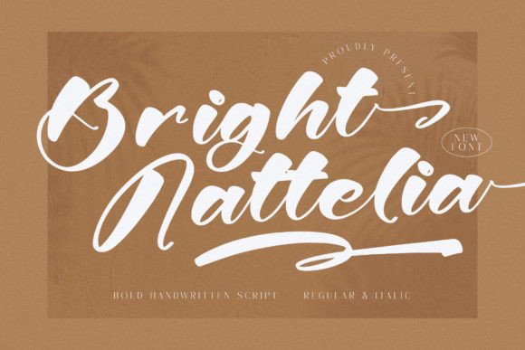 Bright Nattelia Font - Featured Image