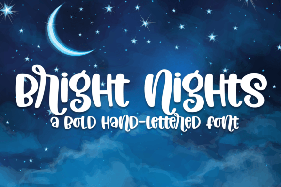 Bright Nights Font - Featured Image
