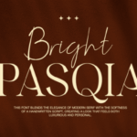 Bright Pasqia Font - Featured Image