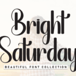 Bright Saturday Font - Featured Image