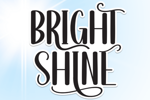 Bright Shine Font - Featured Image