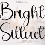 Bright Silluet Font - Featured Image
