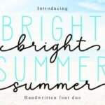 Bright Summer Duo Font - Featured Image