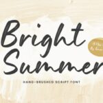 Bright Summer Font - Featured Image
